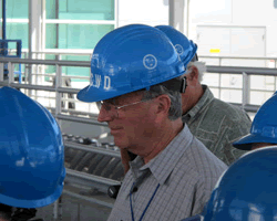 Grand Jurors in hard hats